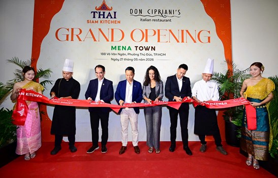 Menas mở rộng hệ sinh thái F&B với 2 nhà hàng Thai Siam Kitchen và Don Cipriani’s tại TP.HCM