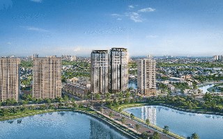 Dự án thấp tầng xuất hiện giữa nội đô Hà Nội với lợi thế sát hồ và tuyến Metro