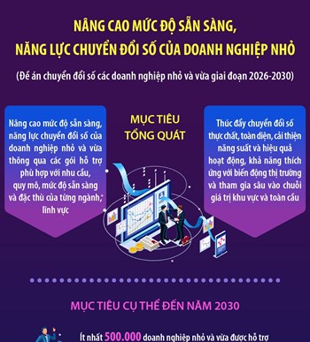 Nâng cao mức độ sẵn sàng, năng lực chuyển đổi số của doanh nghiệp nhỏ