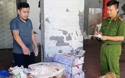 Ninh Bình: Phát hiện gần 9 tấn thịt đông lạnh không rõ nguồn gốc