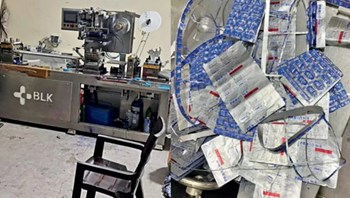 Phát hiện kho sản xuất, đường dây buôn thuốc giả trị giá hàng chục tỷ đồng, thu giữ 340.000 viên thuốc gồm kháng sinh, giảm đau, thuốc điều trị tiểu đường