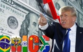 Nếu tiếp tục phi đô la hoá, BRICS có nguy cơ bị ông Trump áp thuế 100% 