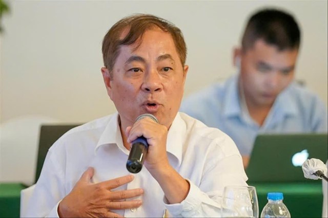 Chuy&ecirc;n gia kinh tế Đinh Thế Hiển. Ảnh: Duy Quang.