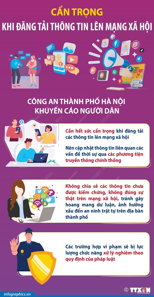 Cẩn trọng khi đăng tải th&#244;ng tin l&#234;n mạng x&#227; hội - Ảnh 1