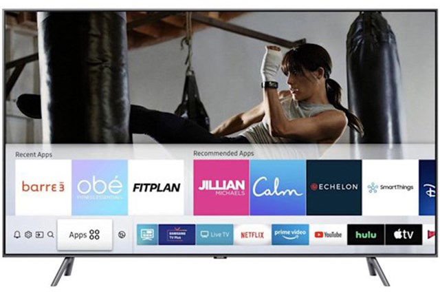 Đa số ứng dụng y&ecirc;u cầu Samsung Smart TV 2018 trở về sauẢNH: SAMSUNG