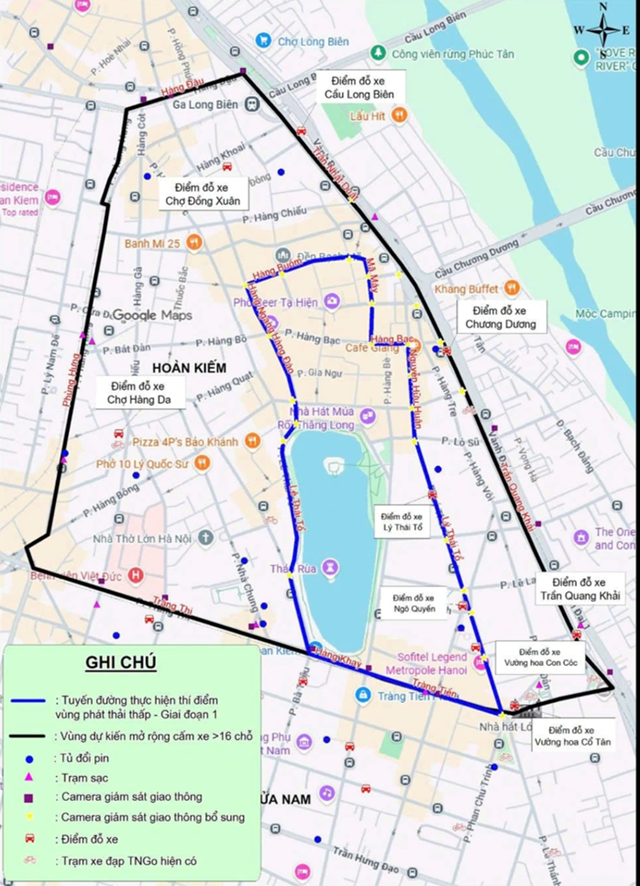 Khu vực H&agrave; Nội dự kiến triển khai v&ugrave;ng ph&aacute;t thải thấp từ ng&agrave;y 1-7. Ảnh: CTV