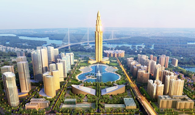 Phối cảnh dự án Thành phố Thông minh Bắc Hà Nội.