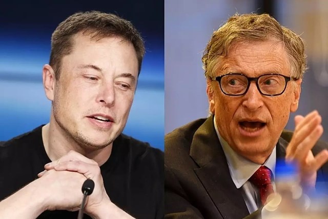 Bill Gates khuy&#234;n Elon Musk ngừng “ba hoa” về Covid-19 - Ảnh 1