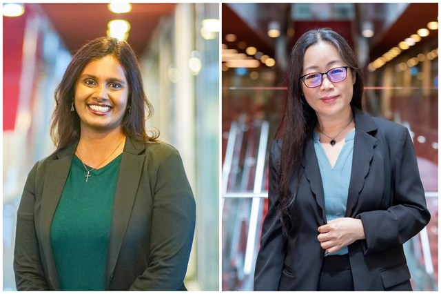Tiến sĩ Daisy Kanagasapapathy (tr&aacute;i), Tiến sĩ Jackie Ong (phải)