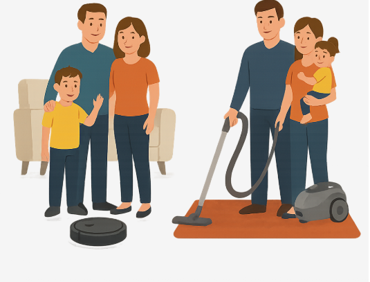 M&#225;y h&#250;t bụi hay robot h&#250;t bụi: Đ&#226;u mới l&#224; lựa chọn tiết kiệm điện cho gia đ&#236;nh? - Ảnh 1