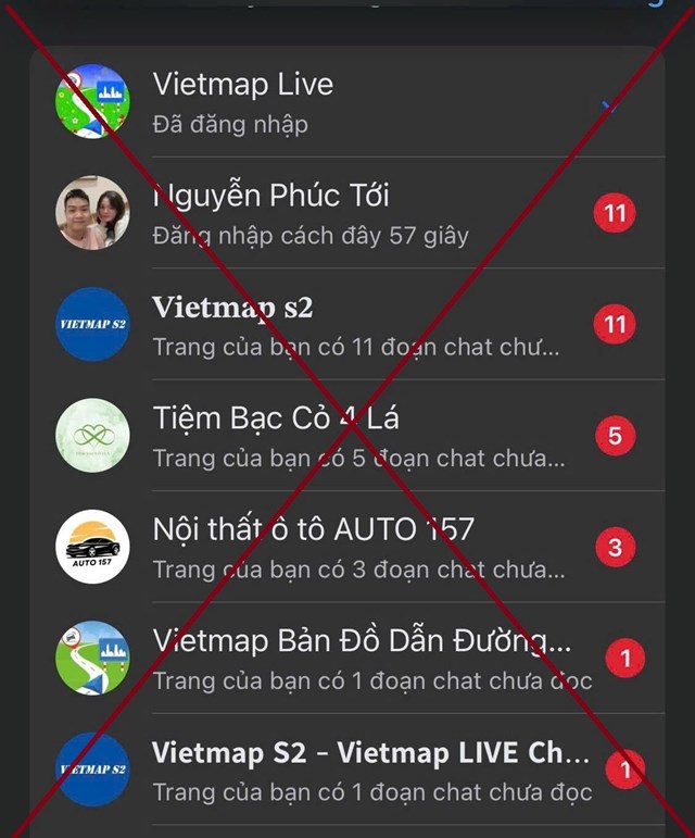 H&igrave;nh ảnh trang fanpge m&agrave; đối tượng lừa đảo lập ra để dẫn dụ bị hại. Ảnh: C&ocirc;ng an tỉnh Đồng Nai