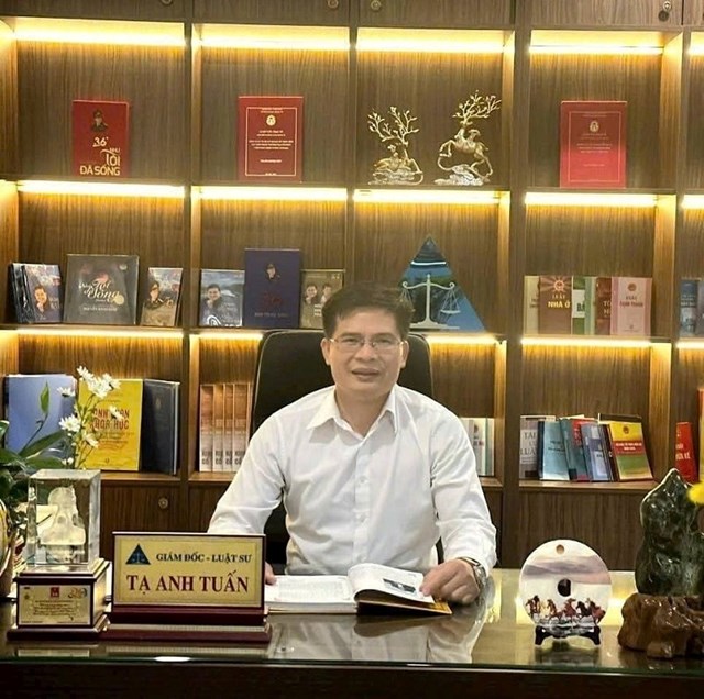 2&nbsp;/&nbsp;2Luật sư Tạ Anh Tuấn &ndash; Gi&aacute;m đốc C&ocirc;ng ty Luật Emme Law. Ảnh: NVCC