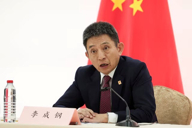 &Ocirc;ng Li Chenggang. Ảnh: Reuters