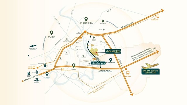 Hạ tầng giao thông đang tạo cú hích cho các dự án của Novaland, đặc biệt là đô thị Aqua City.