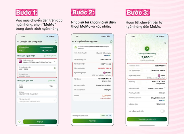 Bước tiến mới trong thanh toán số: Người dùng MoMo nhận tiền trực tiếp từ ngân hàng qua số điện thoại - Ảnh 1