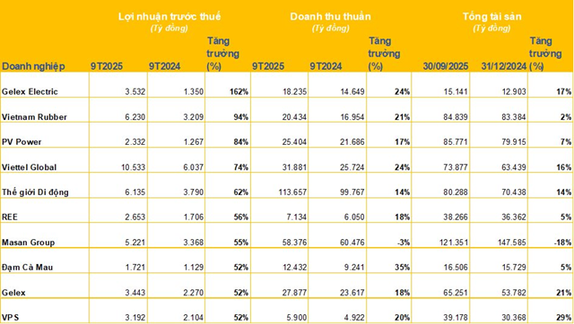 Doanh nghiệp dẫn đầu bứt ph&#225; trong bức tranh lợi nhuận 9 th&#225;ng đầu năm 2025 - Ảnh 4