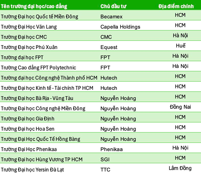 L&#224;n s&#243;ng c&#225;c tập đo&#224;n lớn đầu tư v&#224;o trường đại học tư thục - Ảnh 2