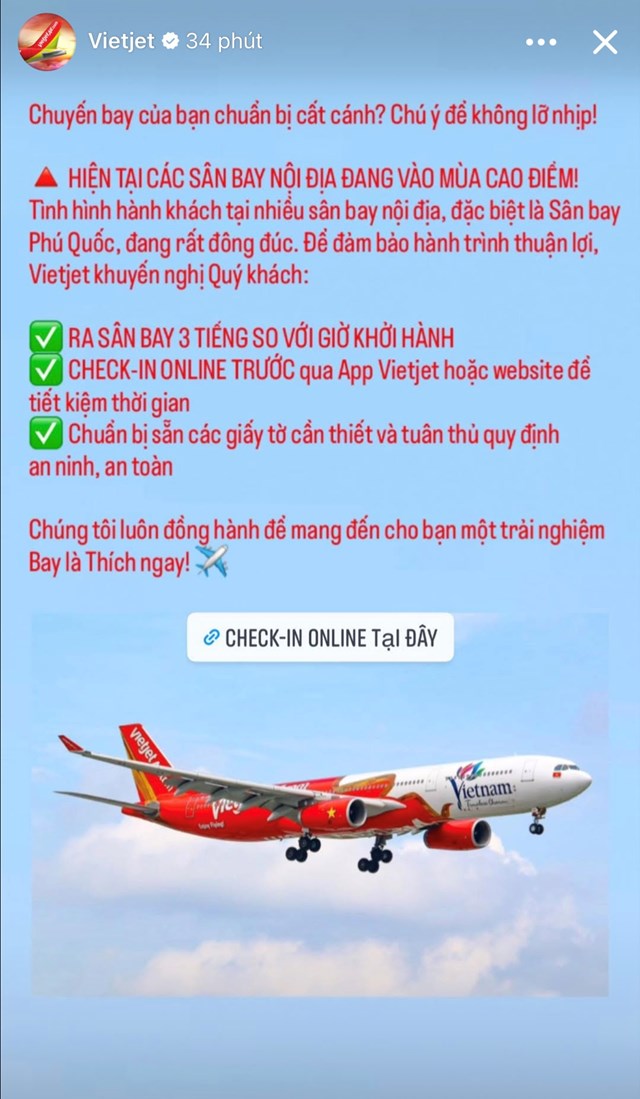 Vietjet cảnh báo gấp về tình trạng quá tải tại các sân bay nội địa - Ảnh 1