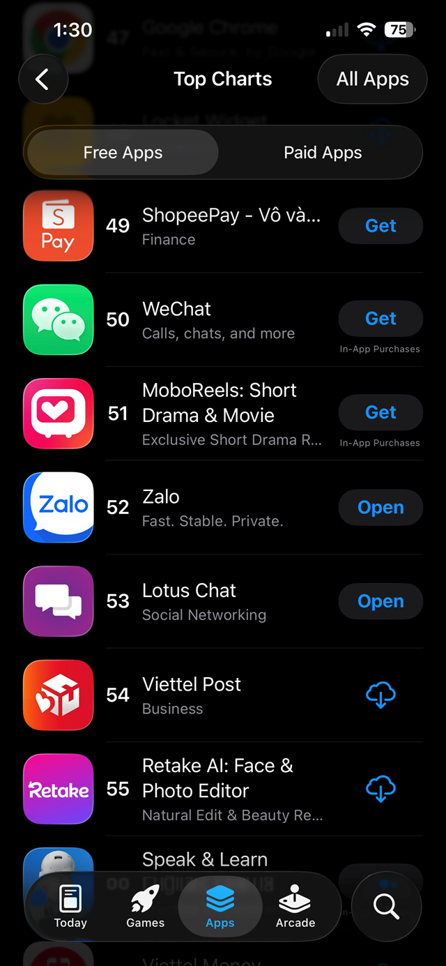 Lotus Chat thăng hạng nhanh trên App Store và Google Play, cho thấy xu hướng ưu tiên bảo mật của người dùng Việt - Ảnh 1
